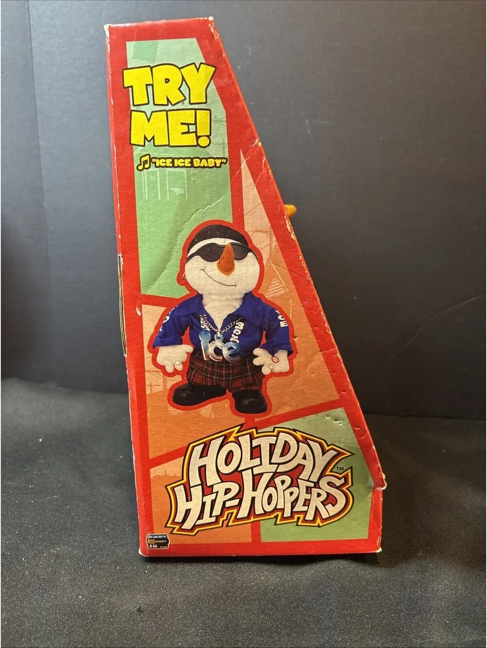 NEW NOS VTG Gemmy Animated Holiday Hip Hoppers Snowman Cool Ice Singing Dancing